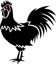 Black Rooster Chai Logo